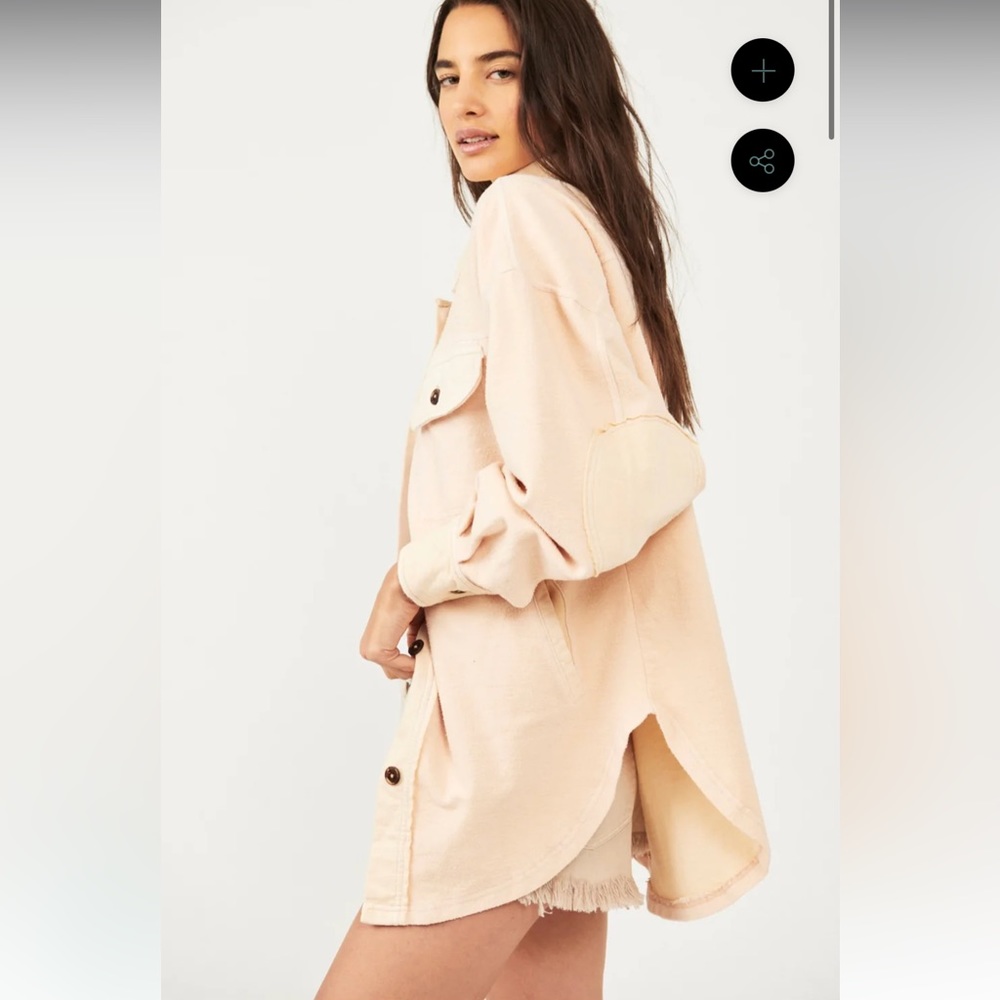 Free people Ruby jacket Oversized xs in sweetheart sunrise NWT - Picture 7 of 9